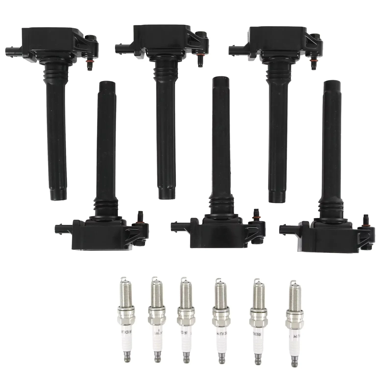 6Pcs Ignition Coil & Iridium Spark Plug UF648 For Chrysler 200 300 For Dodge For Jeep For Ram 3.6L V6 Car Accessories 2505484816