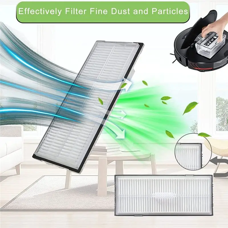 

A88M для робота-пылесоса Roborock S7 MaxV Ultra S7 Pro Ultra: основная и боковые щетки, насадка для влажной уборки, HEPA-фильтр, мешок для сбора пыли, вращающаяся щетка для чистки