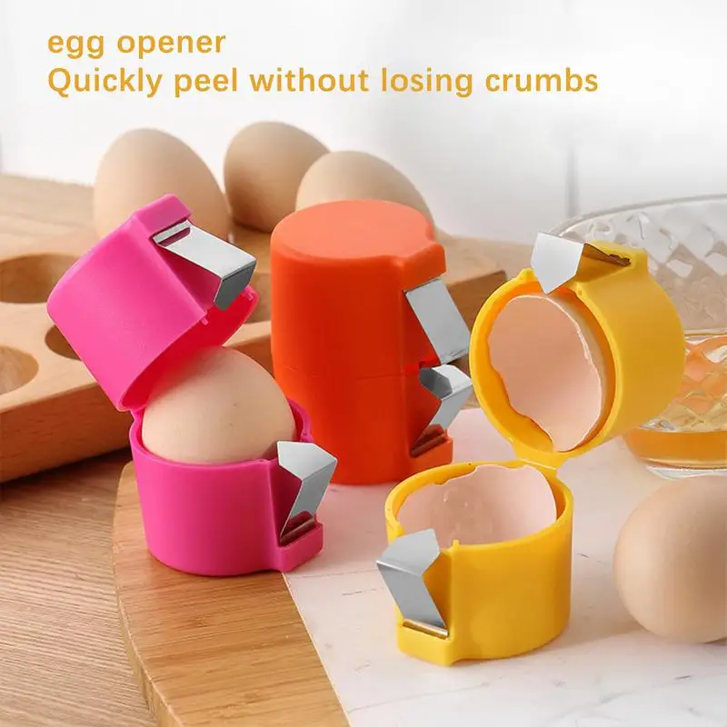 1Pc Egg Opener Tool Easy-to-Use Egg Opener Cracker Separator Tool Handheld Eggshell Breaker Cutter Topper Remover for Chicken