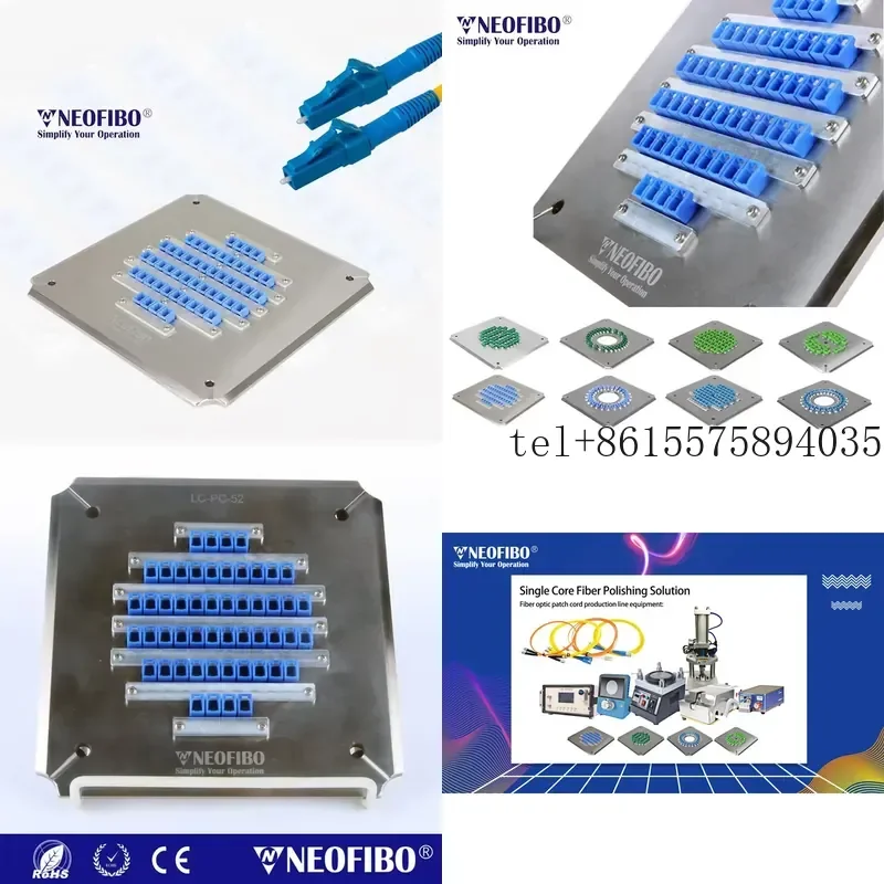 

Hot Neofibo LC Connector Disk Center Pressure Polish Machine Jig Fiber Polishing Fixture Fiber Optic Patch Cord Polishing
