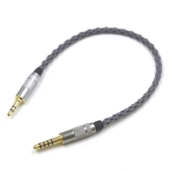 Hifi 4.4mm to 3.5mm Audio cable Silver plated 4.4mm Balance to 3.5 mm aux jack Balanced Audio Adapter Cable Male to Male