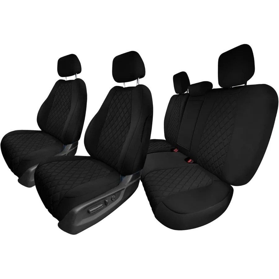

Custom Fit Car Seat Covers Specifically Made for 2017-2022 Honda CRV LX EX EXL Water Resistant Ultaflex Neoprene Full Set Black