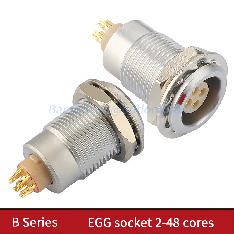 EGG.00.302 EGG.0B Złącze samozaciskowe typu push-pull ECG EHG EGG 2-pinowe 3-pinowe 4-pinowe 5-pinowe 6-pinowe 7-pinowe 9-pinowe 12-pinowe gniazdo żeńskie EEG