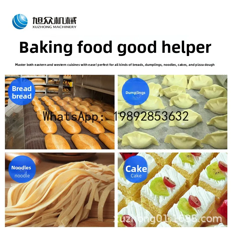 YFY School Food Pastry Fully Automatic Dual-Speed Dual-Action Dough Mixer Small Large Stainless Steel Bread Dough Mixer