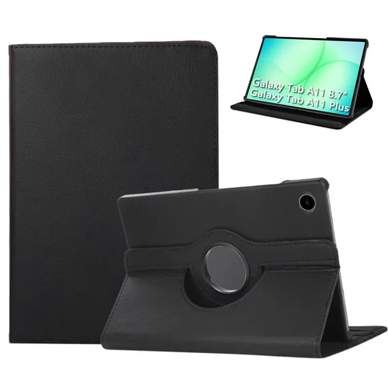 

Case For Samsung Galaxy Tab A11 8.7 inch2025 SM-X130 Rotating Smart Flip Stand PU FundaGalaxy Tab A11 Plus SM-X230 X233 11"Cover