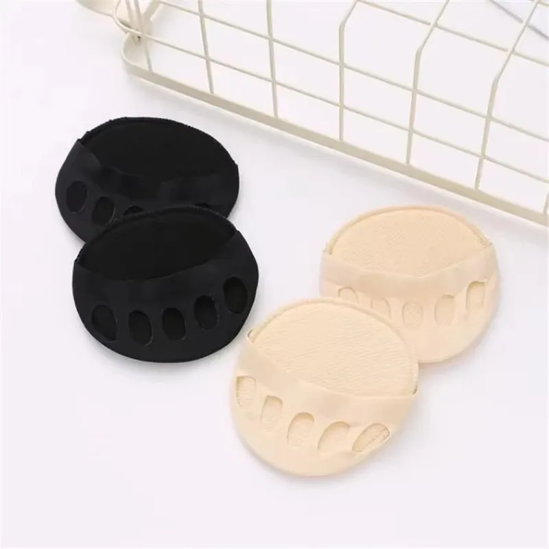 1-4Pairs Five Toes Forefoot Pads for Women High Heels Half Insoles Foot Pain Care Absorbs Shock Socks Toe Pad Massaging Toe Pad