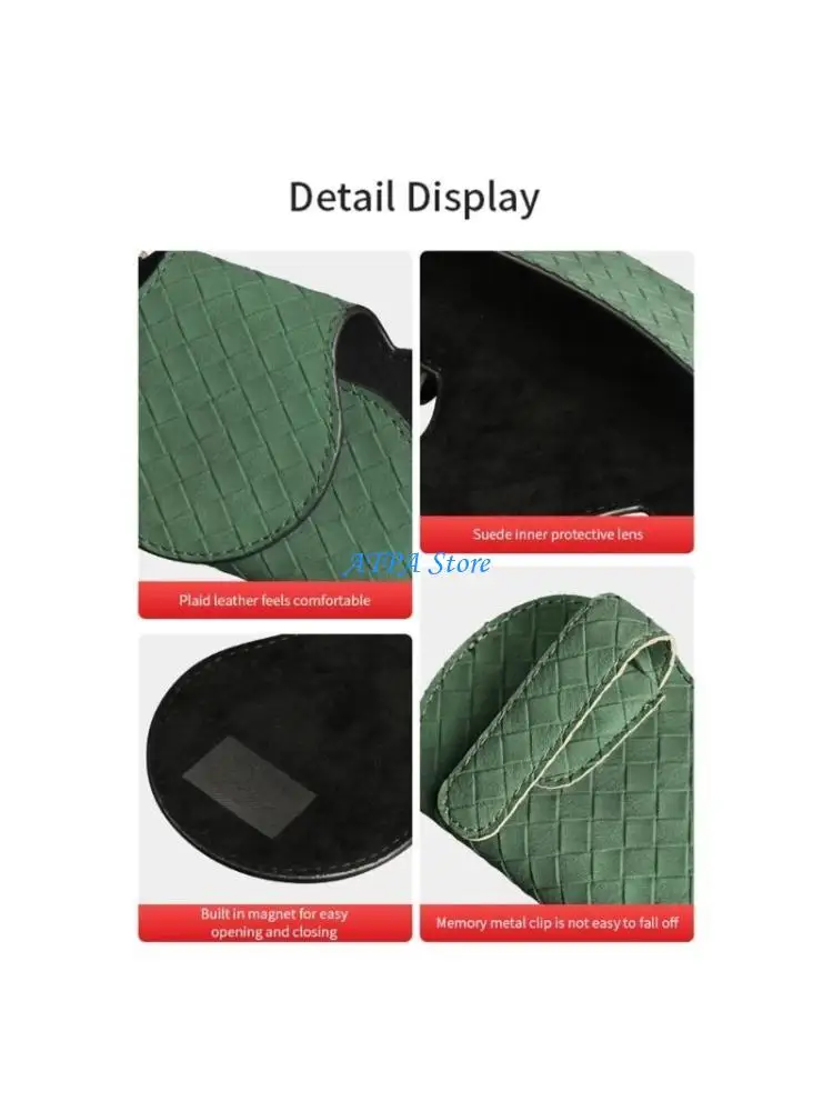 

U13C Car Vehicle Accessory Sun Visors Sunglasses Eye Glasses Card Pen Holder Clip