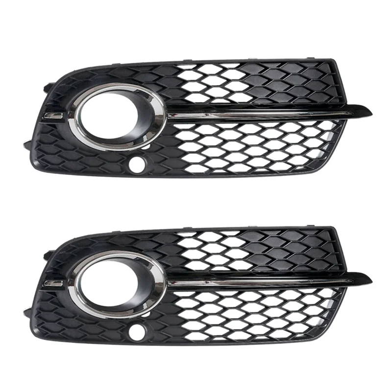 

2X HONEYCOMB Front Bumper Right Outer Grille RH Fog Lamp Cover For Q5 S-Line 2013-2017 8R0807682N