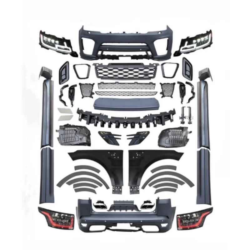 

SIRU Высококачественный внешний комплект 2018-2022 Sport Old to New SVR для Range Rover 2014-2017 гг.