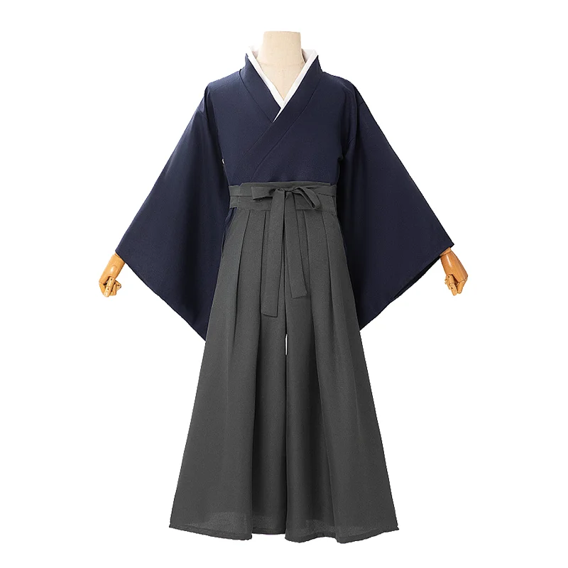 أزياء هيمورا كينشين التأثيرية أنيمي روروني كينشين للبالغين للجنسين زي الساموراي كيندو كيمونو مجموعة كاملة مع ملابس الملحقات