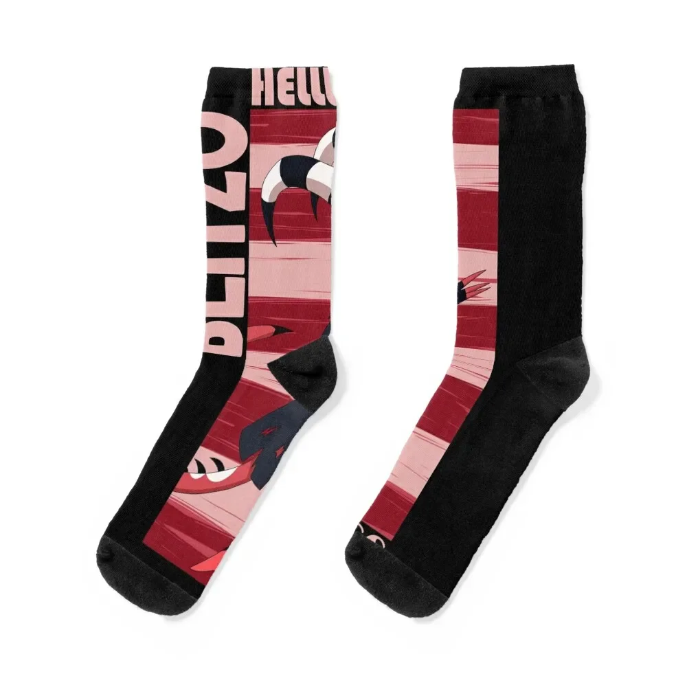 

Helluva Boss Blitzo Socks Stockings compression christmas gifts basketball christmass gift Man Socks Women's