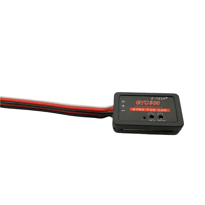 GYC300 Mini giroscopio piezoeléctrico para coche teledirigido, sistema de tracción trasera, para barcos y coches teledirigidos