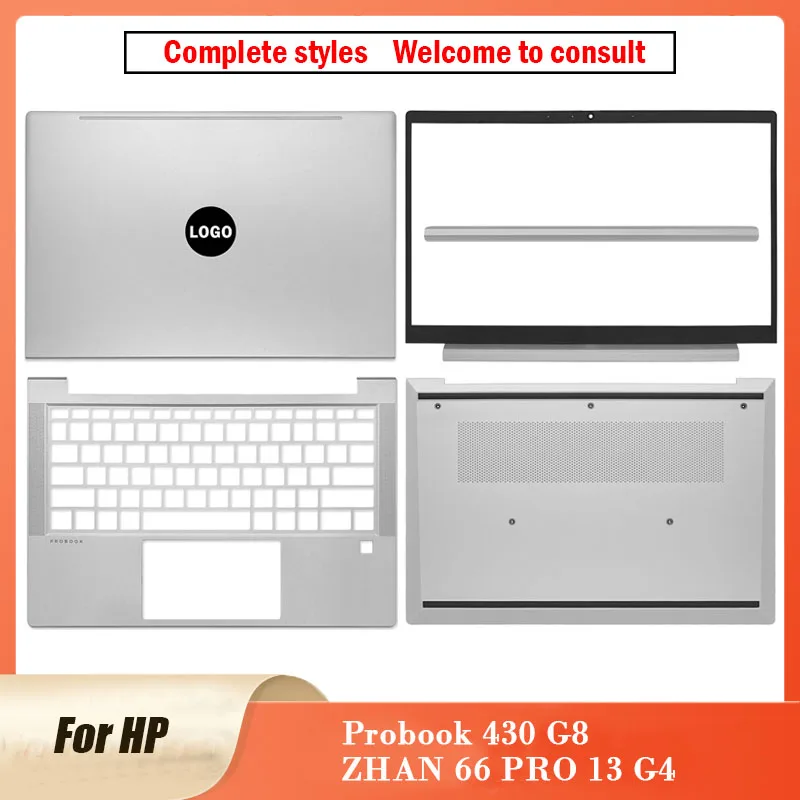 

New Original For HP Probook 430 G8 ZHAN 66 PRO 13 G4 Laptop LCD Screen Back Cover Front Bezel Palmrest Bottom Cover 430 G8 13.3"