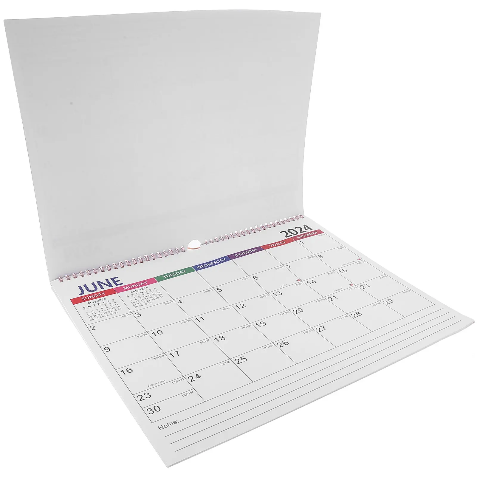 

Wall Calendar 2023-2024 Monthly Hanging Calendar Thick Safe Paper Simple Design Sturdy for Home Office Classroom Family Gift