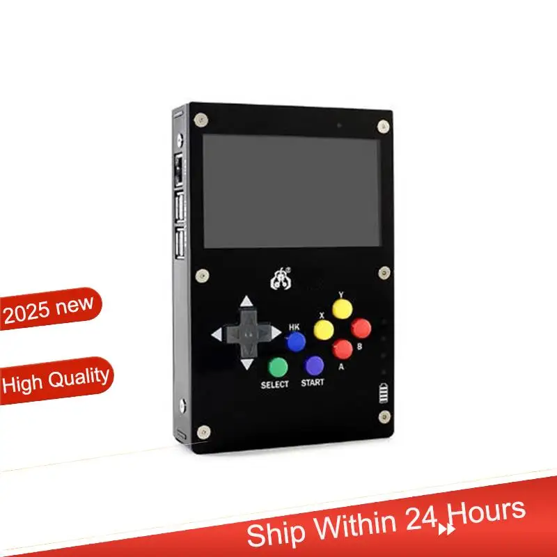 

~【A48T HOT】 Комплект дополнительных услуг Gamepi43 для Raspberry Pi-Build Gamepi43 Pad Портативная игровая консоль с 4,3-дюймовым IPS-дисплеем 3B+