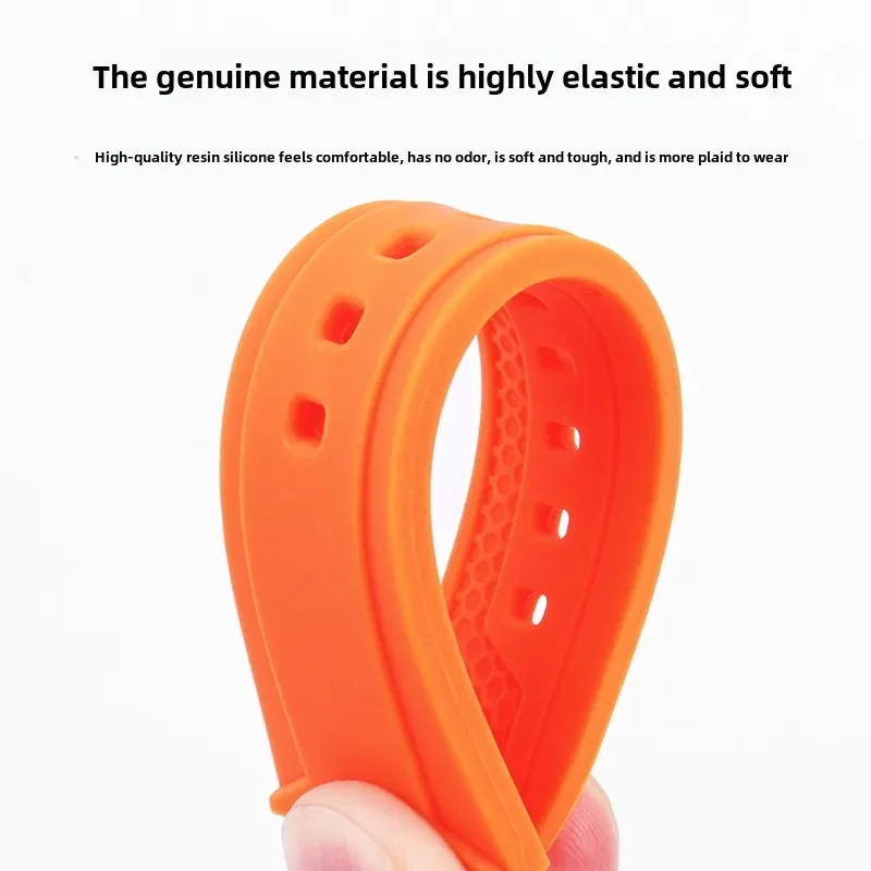 عالية الجودة حزام ساعة سيليكون سوار ل أوريس أكويس 7330 7740 سلسلة 22x11 مللي متر 24x11 مللي متر 24x12 مللي متر محدب نهاية ساعة مطاطية الفرقة