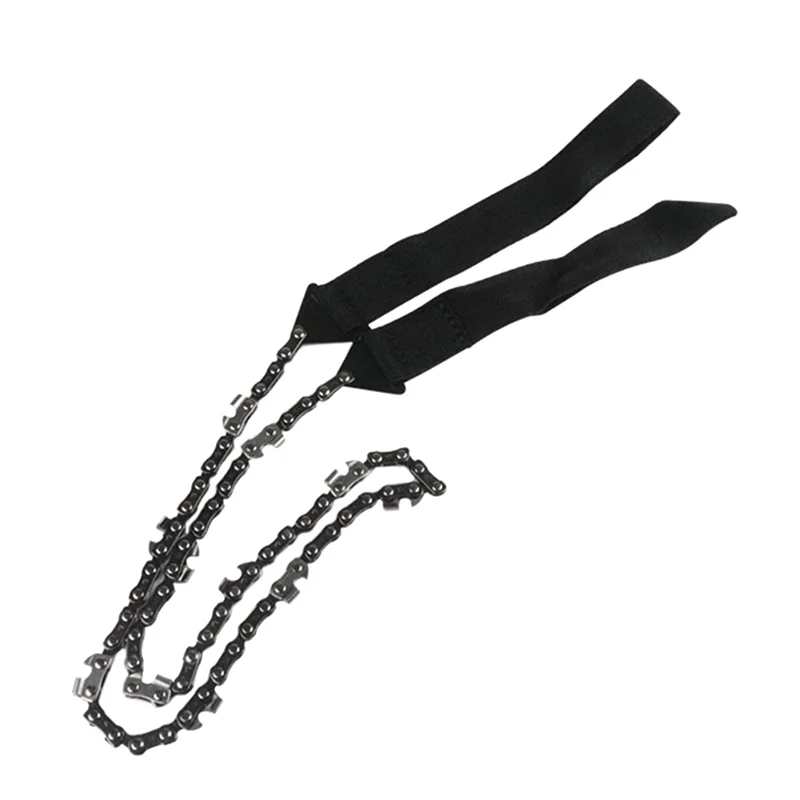 

ABBN-Emergency Camping Hiking Tool 11-Sawtooth Outdoor Tools Hand Zipper Saw Garden Logging Survival Portable Chain Saw