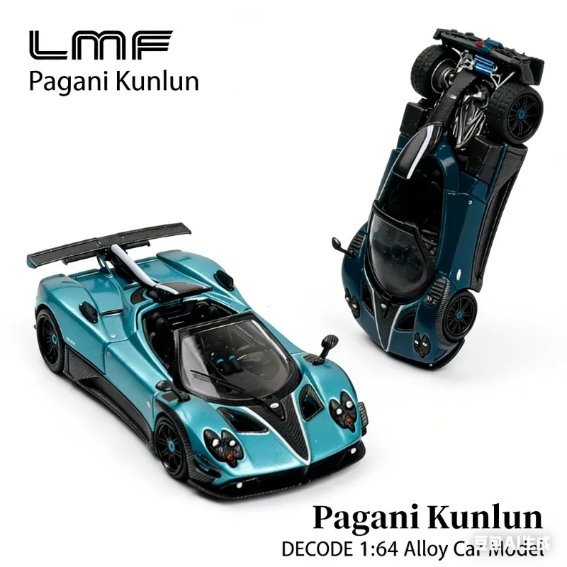 

LMF 1: 64 Pagani Zonda Unico 760 realistic static alloy car model, for boys' toys, adult collection display item.