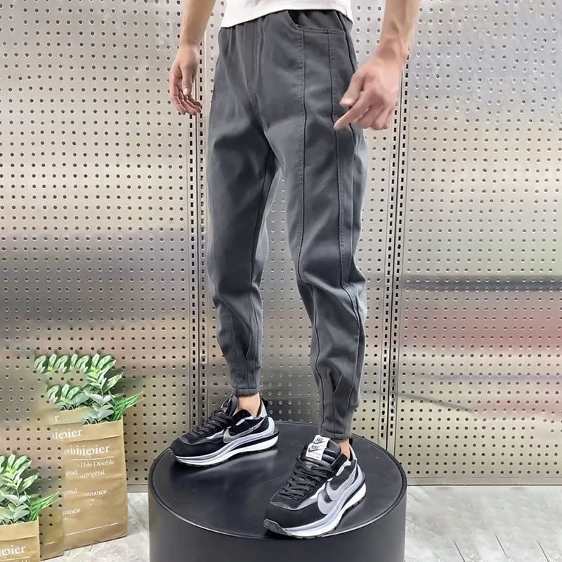 タイツ男性スポーツパンツジョガースリムスキニークリアランスセール快適な秋冬の必需品メンズスウェットパンツハーレムズボン