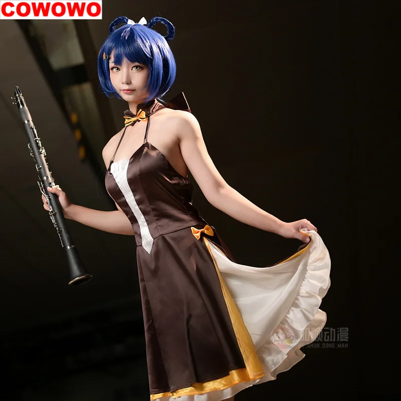 

COWOWO Genshin Impact Xiangling Women Dress Cosplay Costume Cos Game Anime Party Uniform Hallowen Play Role Clothes Clothing