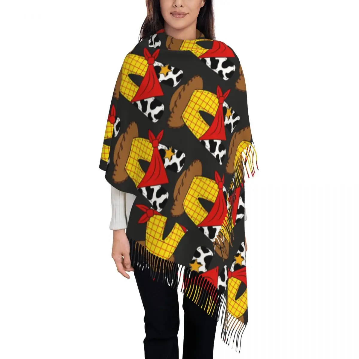 

Custom Printed Toy Story Cartoon Scarf Men Women Winter Fall Warm Scarves Shawl Wrap
