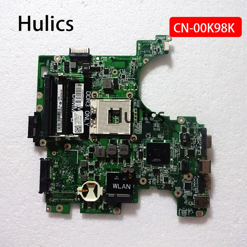 

Hulics Used DAUM3BMB6E0 CN-00K98K 00K98K 0K98K For Inspiron 1464 Laptop Mainboard Motherboard S989 Hm55 Main Board