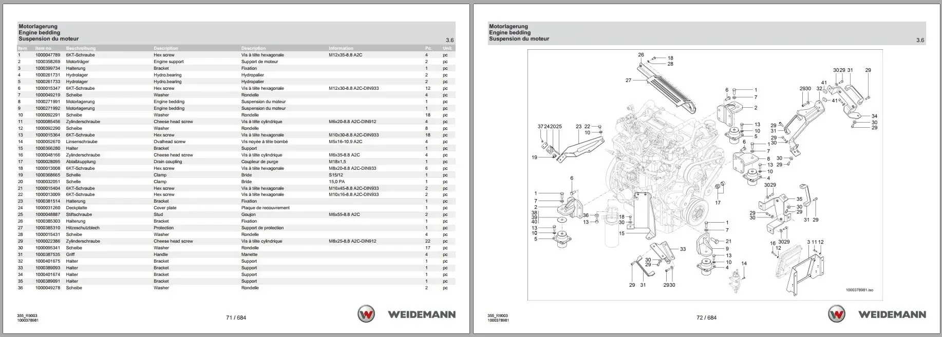 TruckEPC3 Weidemann Machinery 11.6 GB PDF 2023 Spare Parts Catalog Multilingual Languages