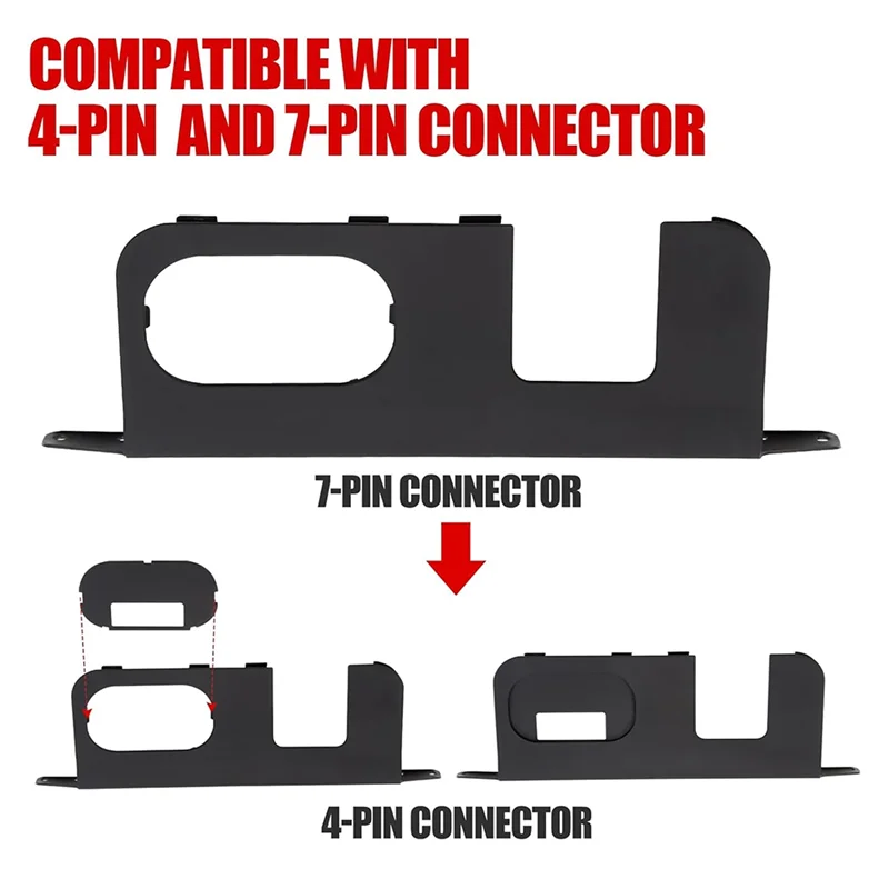 FORC-Rear Bumper Cover Plate For Ford Maverick 2022-2025 Accessories, Hitch Surround Cover Protection For Maverick