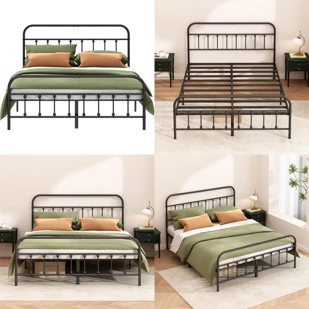 

Прочная стальная решетчатая подставка для кровати размера Full-Size - не требует пружинного блока, легко перемещается