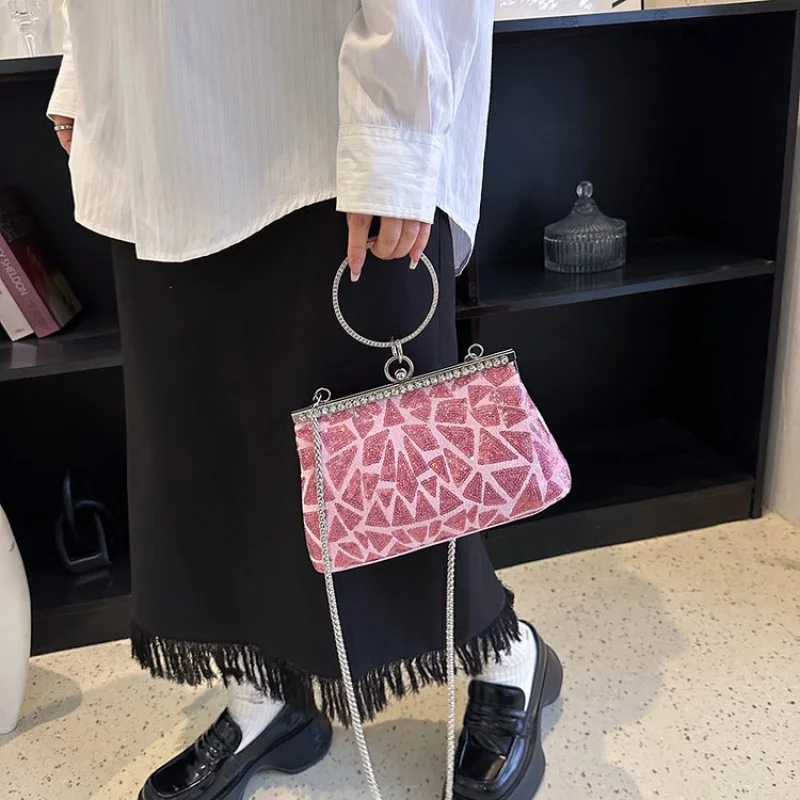 حقيبة كتف للسيدات مصنوعة من الجلد المخطط السحلية، مظهر عصري وواسع وناعم ومكرر يوميًا #1