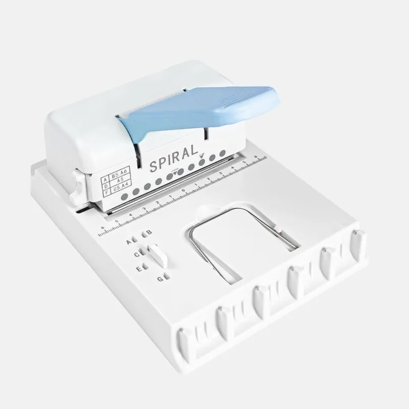 Mini coil book binding machine loose-leaf book punching machine mushroom hole binding machine