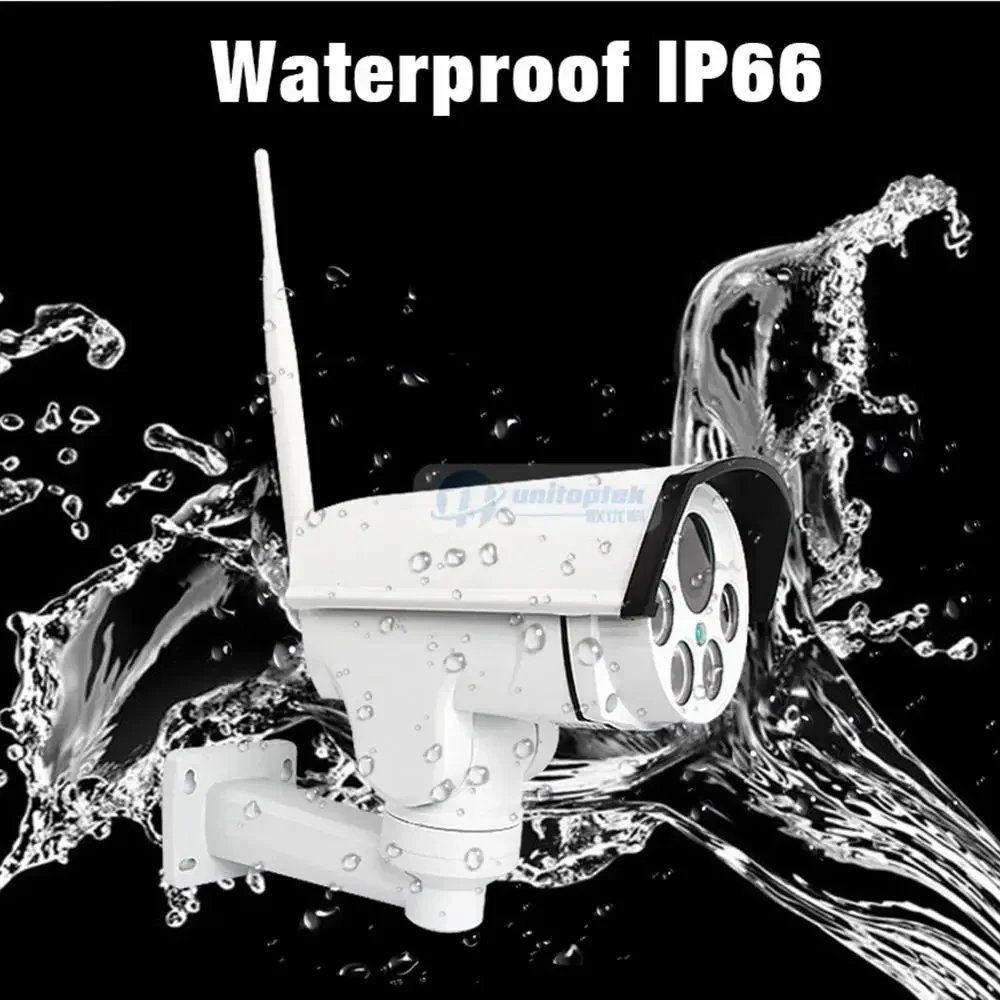 4G SIM カード Wifi PTZ カメラ屋外 5X 光学ズームオートフォーカス HD 1080P バレットカメラワイヤレス IR 50M CCTV Wi-Fi IP カメラ