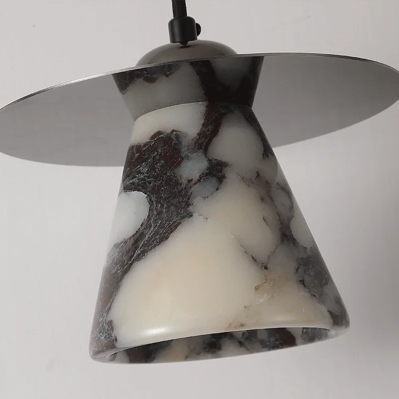 Minimalist Bedroom Bedside Pendant Lamp Marble Luxury Lighting Entrance Restaurant Island Platform Small Hanging Line Light