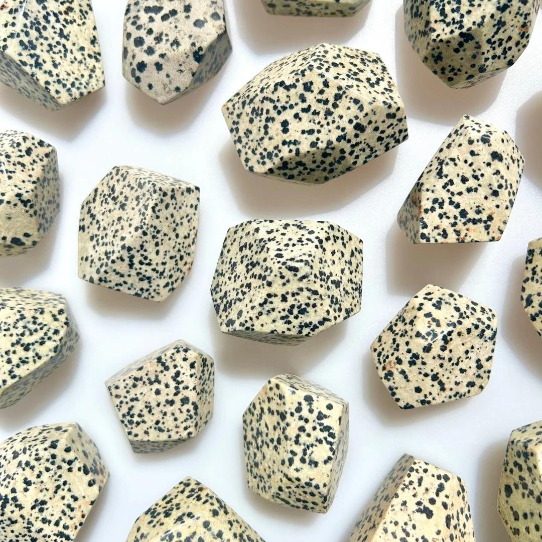 40g/120g/240g Natural Dalmatian Stone Tumble Stone, Dalmatian Jasper Raw Stone, Spotted Stone Mineral, Home Decoration Gift