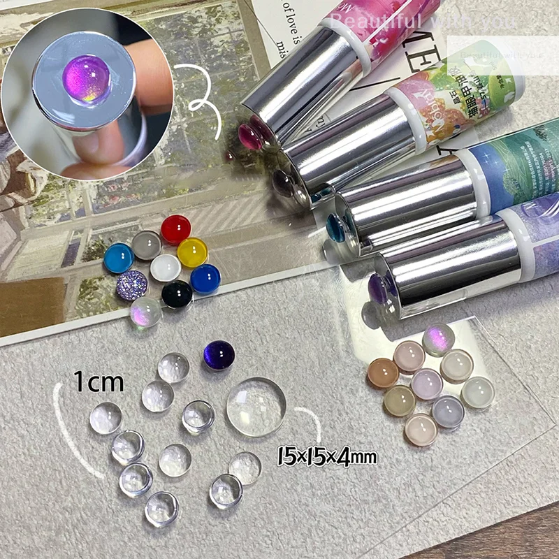 

New50PCS Transparent Glass Nail Art Display For Showing Gel Polish Designs Nail Color Board Tips Card Manicure Tools