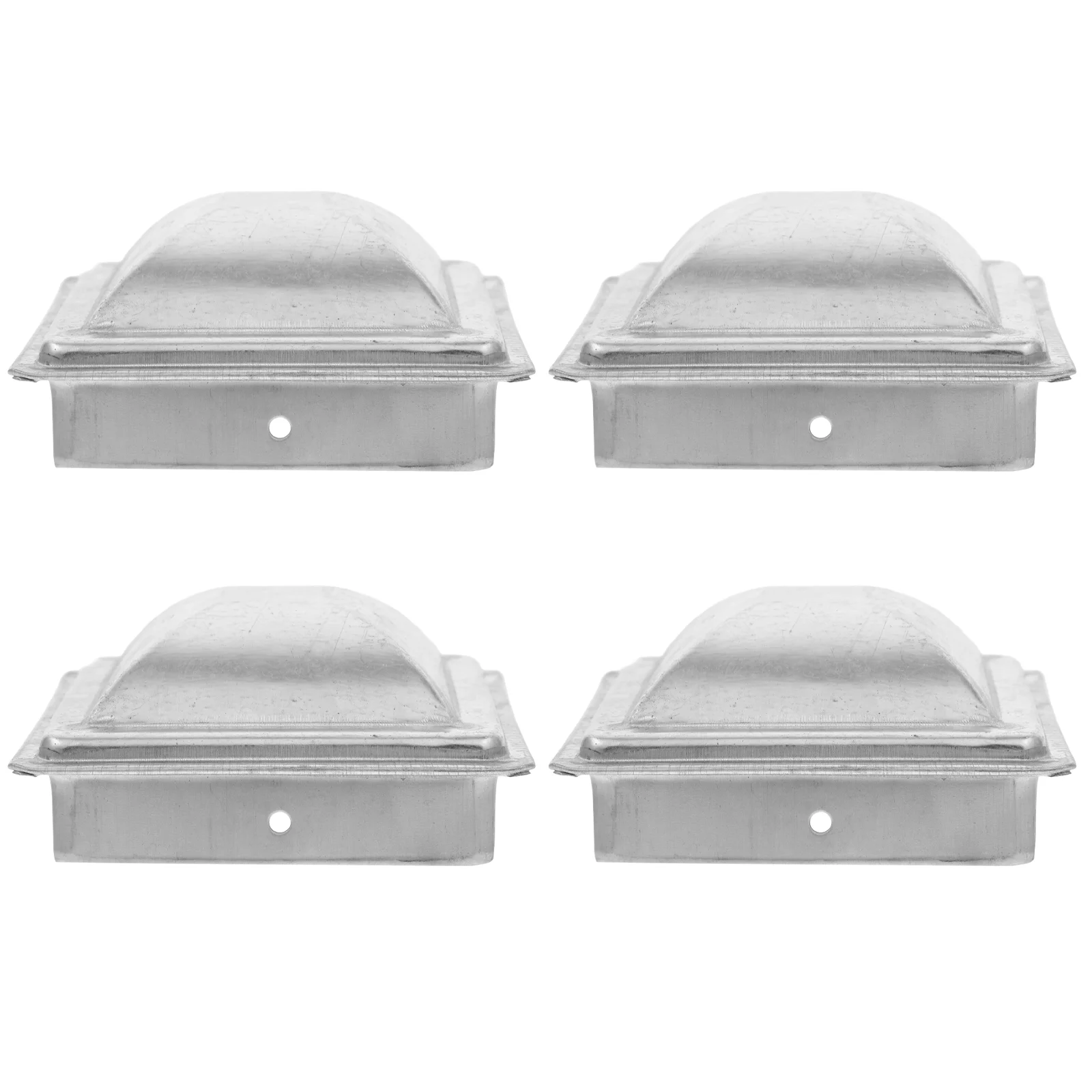 4pcs Fence Cap Topper Decoration Fence Covers Square Fence Cover Wear-Resistant Fence Cover Replacement Garden Fence Caps