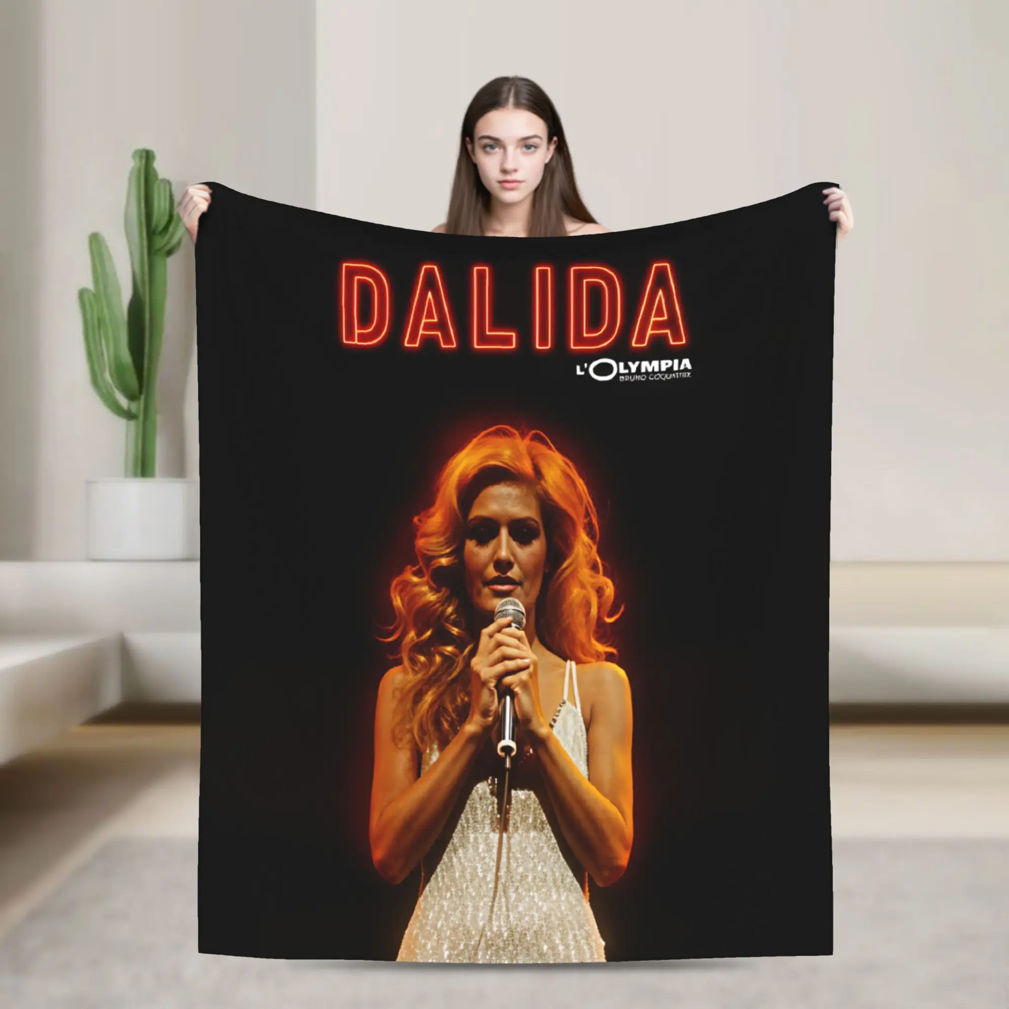 Dalida  Blanket Quality Super Soft  Bedding Throws Winter Camping Couch Chair Fluffy Bedspread