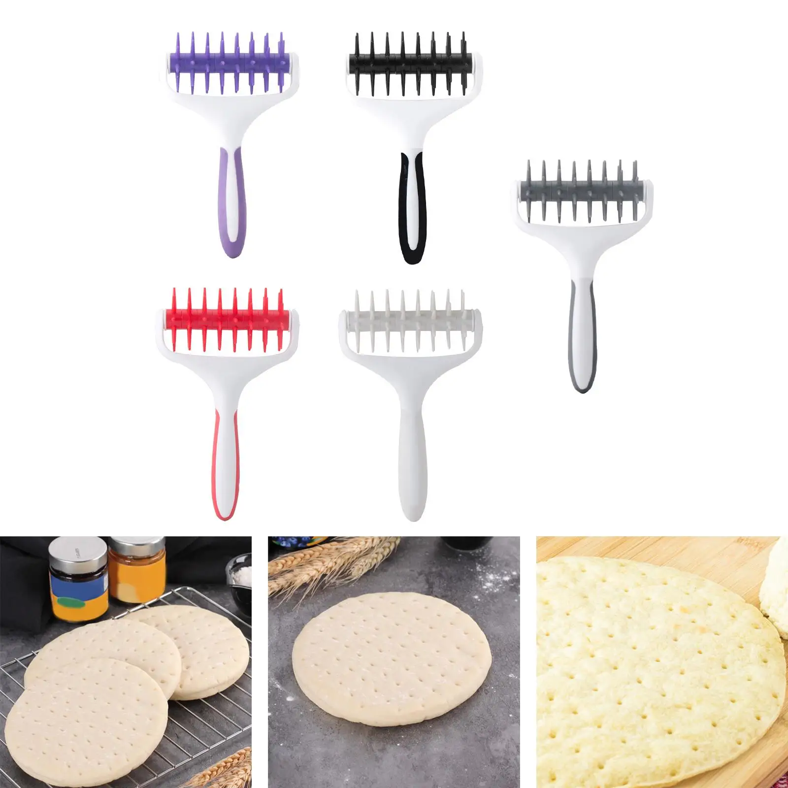 أسطوانة بيتزا دوكر، دبابيس خبز بيتزا، صانع ثقوب الأسطوانة، خرامة المعجنات، #4