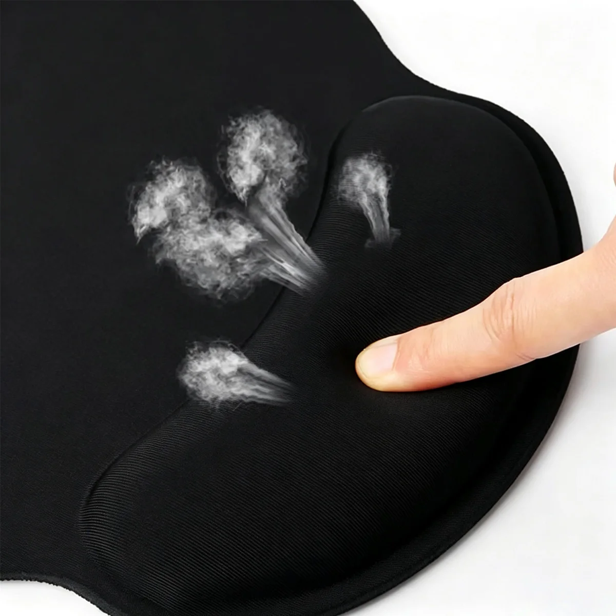 Mouse Pad/Desk Mat with Wrist Rest, Non-Slip Gel Wrist Support, Suitable for PC/Laptop Use, Ergonomic Design, Comfortable Wrist