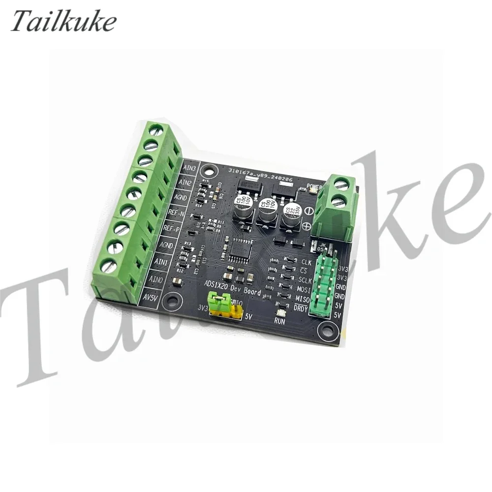 High Precision 24-bit Sensor Measurement ADC, Bridge, Temperature Sensor Measurement ADS1220 Module