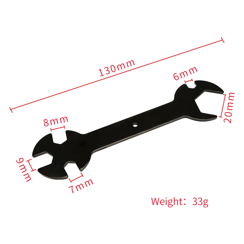 3D Printer MK8 MK10 Wrench Set Cross Socket Spanner for Nozzle Cleaning Copper Brush Tool Tweezers L Spanner For Ender 3 5 CR-10