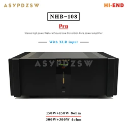 HI-END 108P NHB-108 Pro Stereo Hgh power Natuurlijk Geluid Lage Vervorming Pure eindversterker 150 W--300 W 4--8ohm