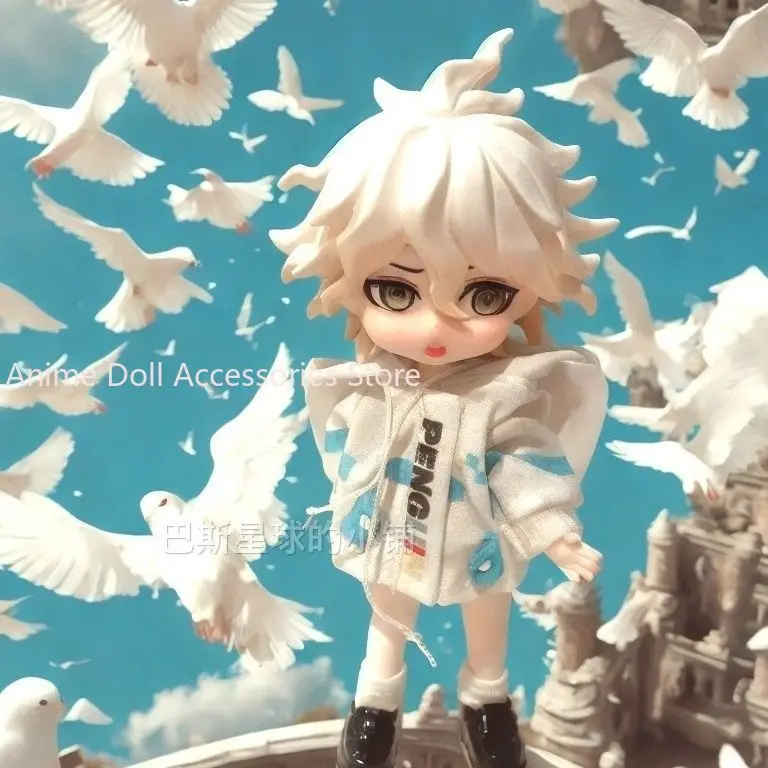 

Аниме-кукла Danganronpa Nagito Komaeda Ob11, мобильная BJD-кукла, коллекционные фигурки для рабочего стола, игрушки для фанатов, подарки на день рождения и Рождество