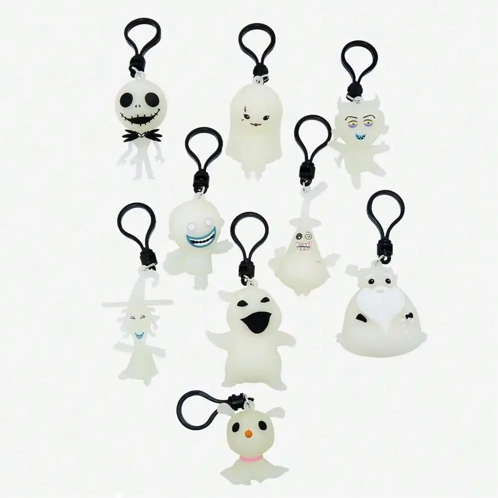 The Nightmare Before Christmas Officially Licensed Blind Box Jack Sally Zero Oogie Boogie Keychain Gift 1Pc Disney