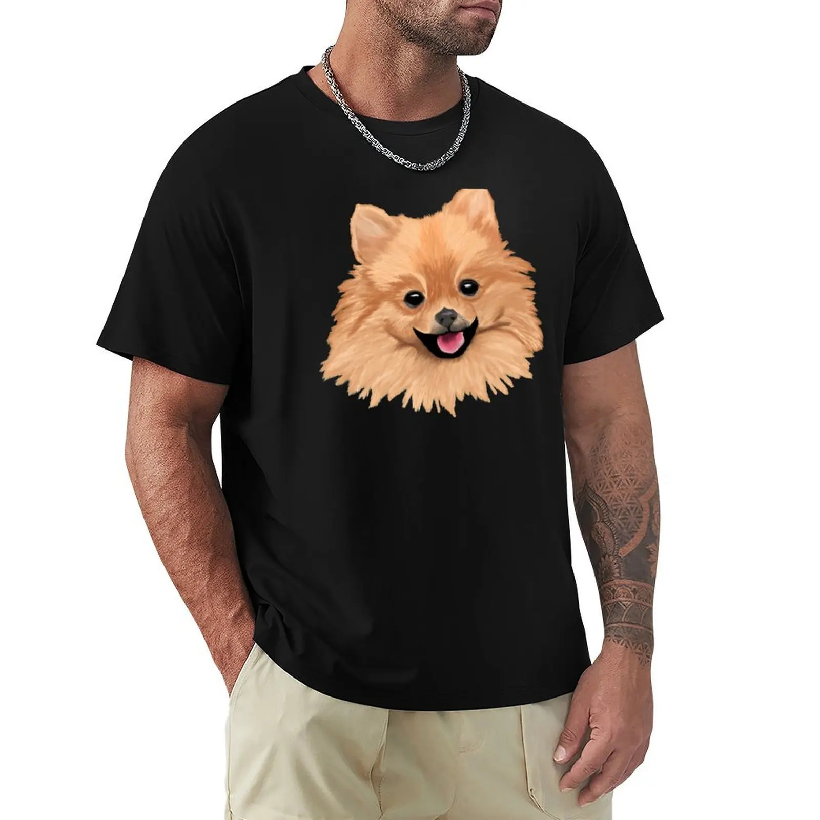 Pomeranian T-Shirt Thanksgiving Day Tee Top