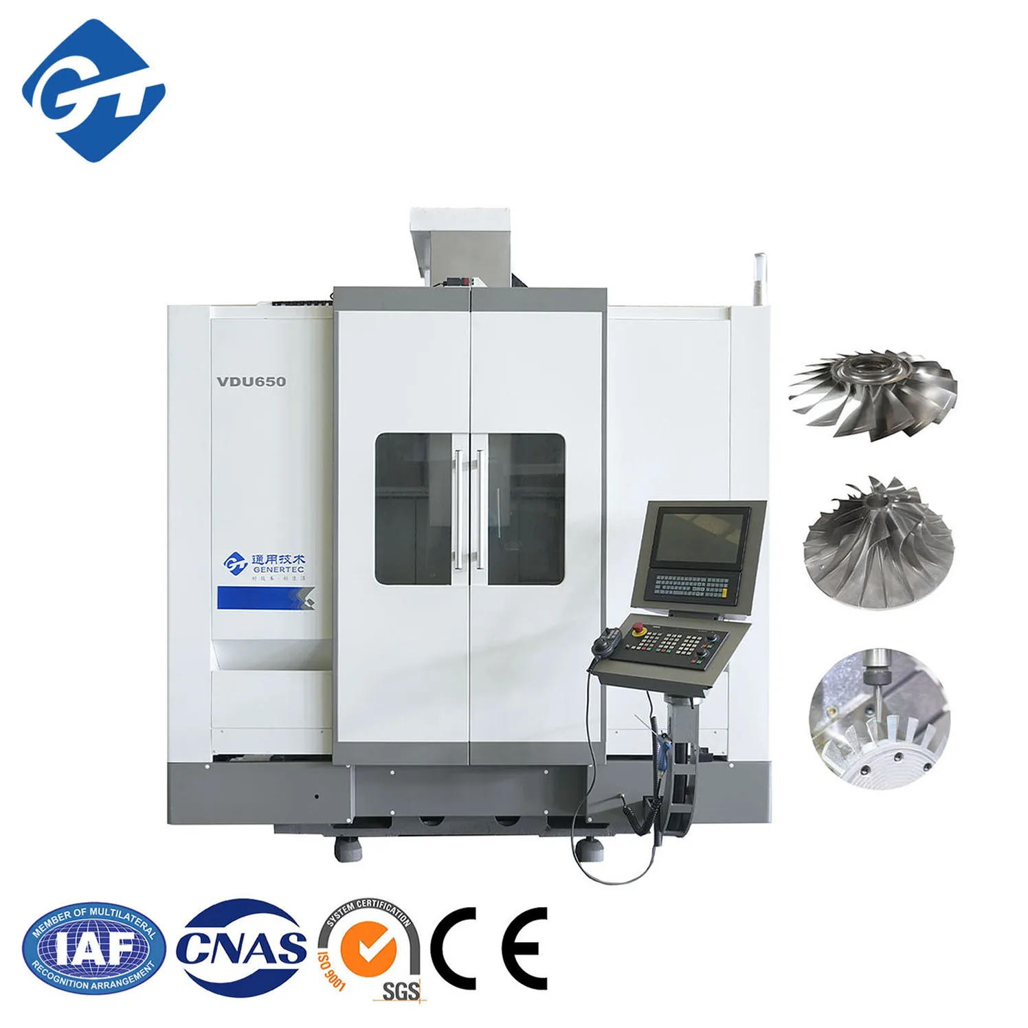 GT DMTG VMC650 CNC Milg Manufacturer High Precision 5 Axis Vertical Hining Center Dalian Hine