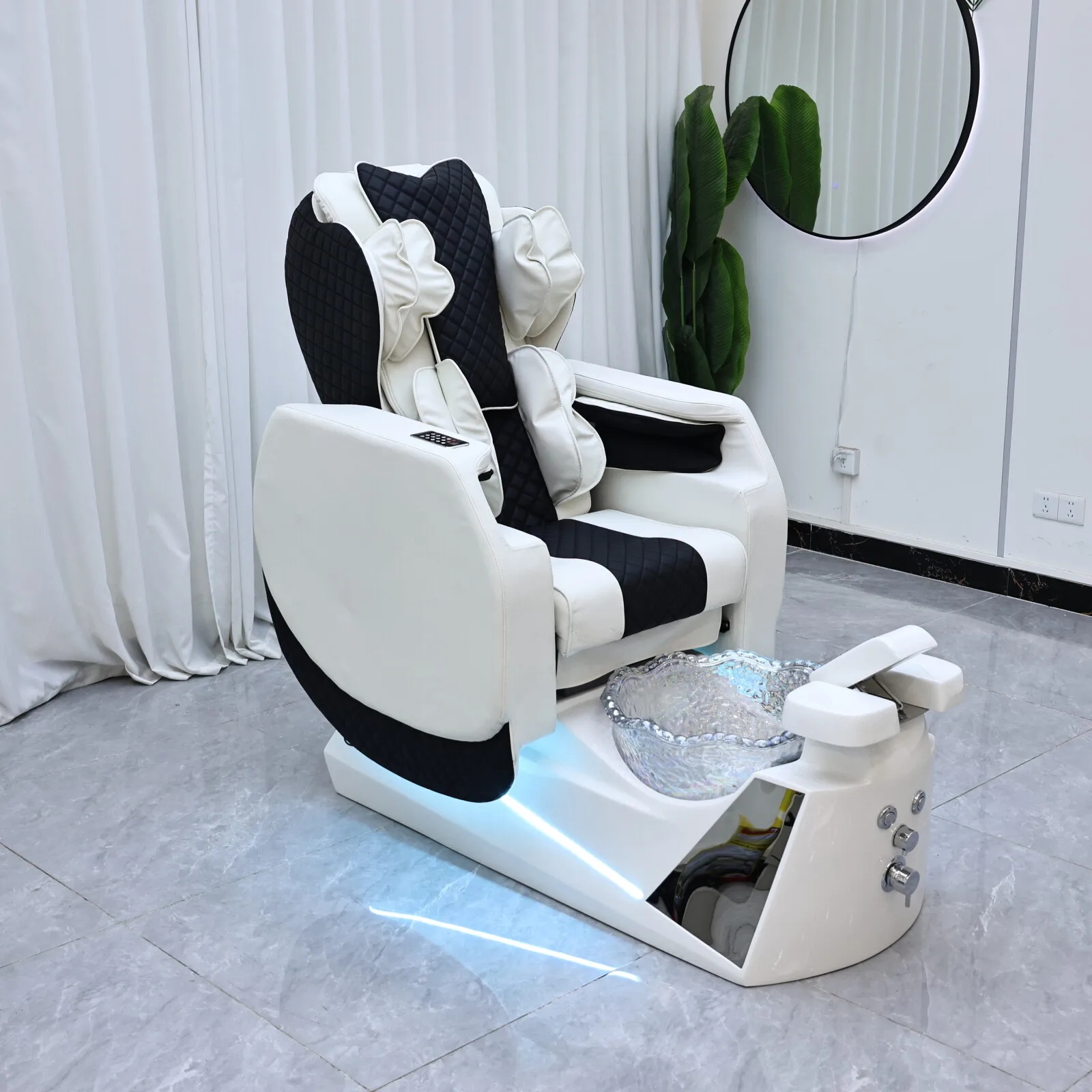 Nagelstudio-Fußmassage-Sofa, Automatischer Rückenmassagestuhl für Schönheitssalons und Friseursalons, SPA-Shop-Möbel Fabrik-Großhandel – Detail 15