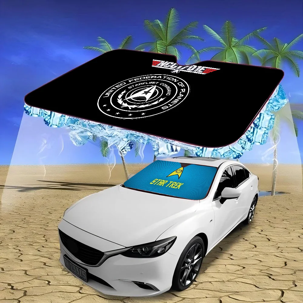 S-Star T-Trek Parabrezza Parasole Finestra di automobile Parabrezza Copertura Parasole Auto Visiera parasole Auto-copre Protezione solare per auto