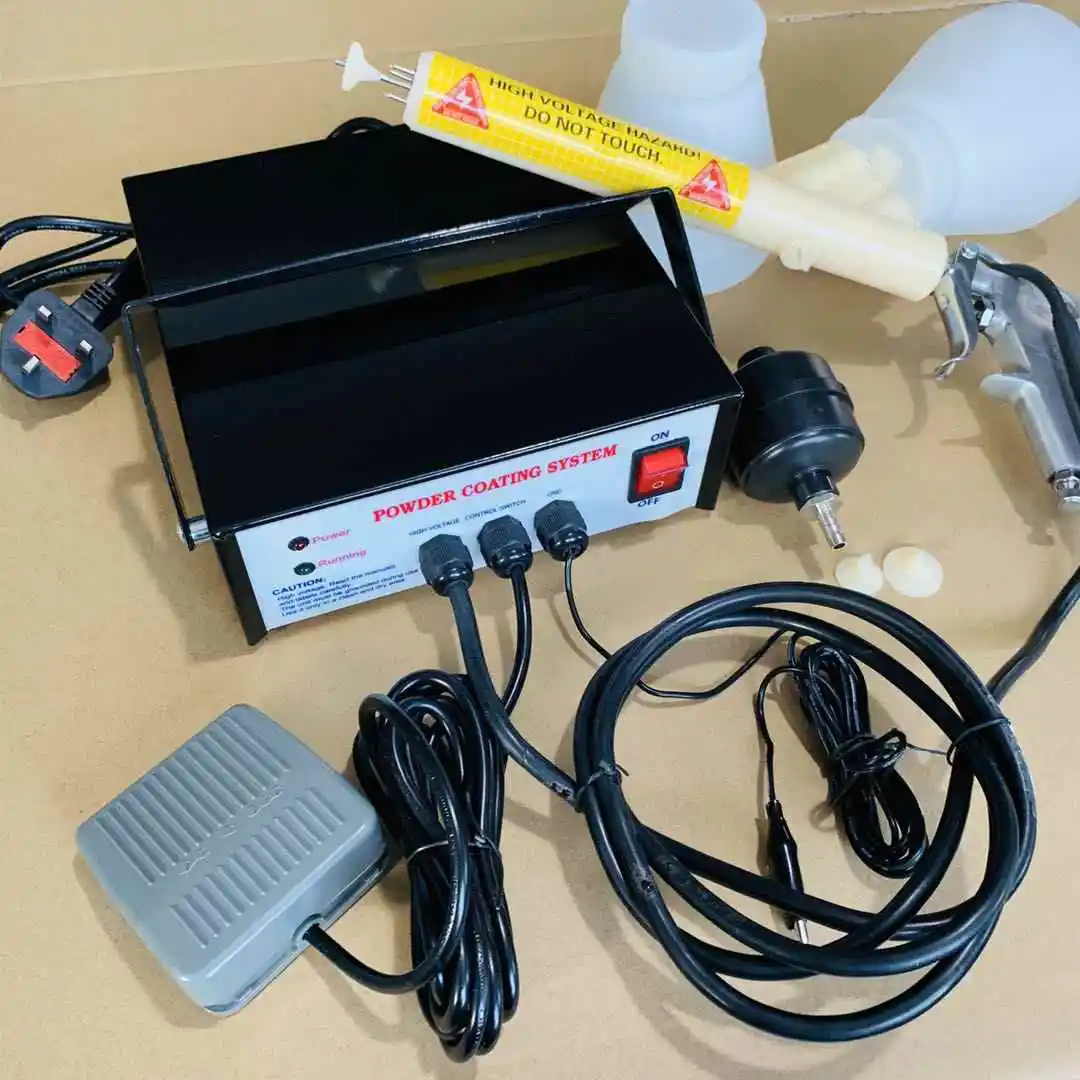 

220V Powder Coating Gun System Portable Manual Spray Gun Electrostatic Powder Coating Machinery Painting Machine