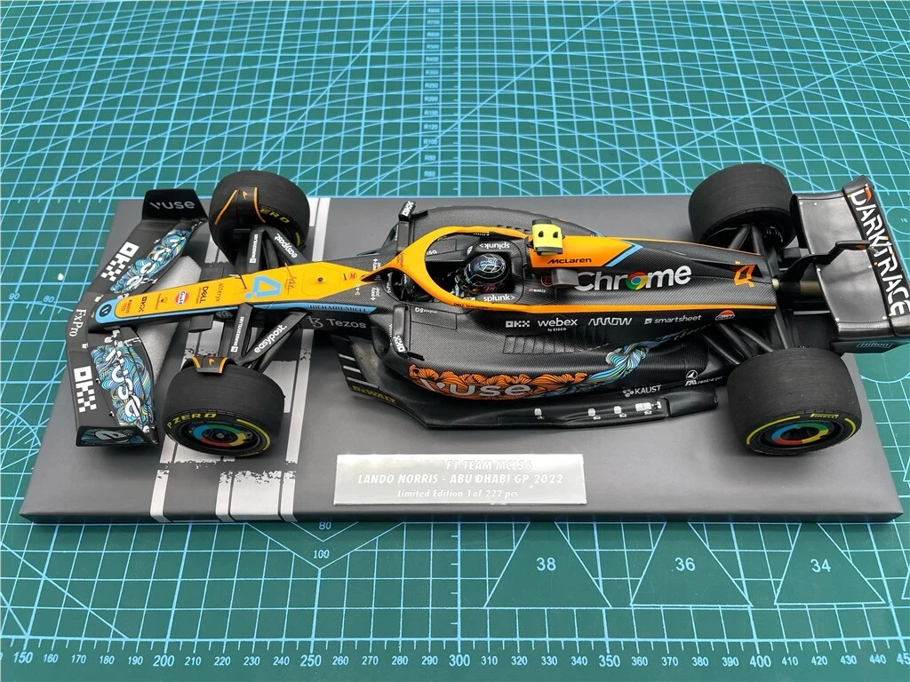

Minichamps 1:18 F1 MCL36 Norris Abu Dhabi 2022 Simulation Limited Edition Resin Metal Static Car Model Toy Gift